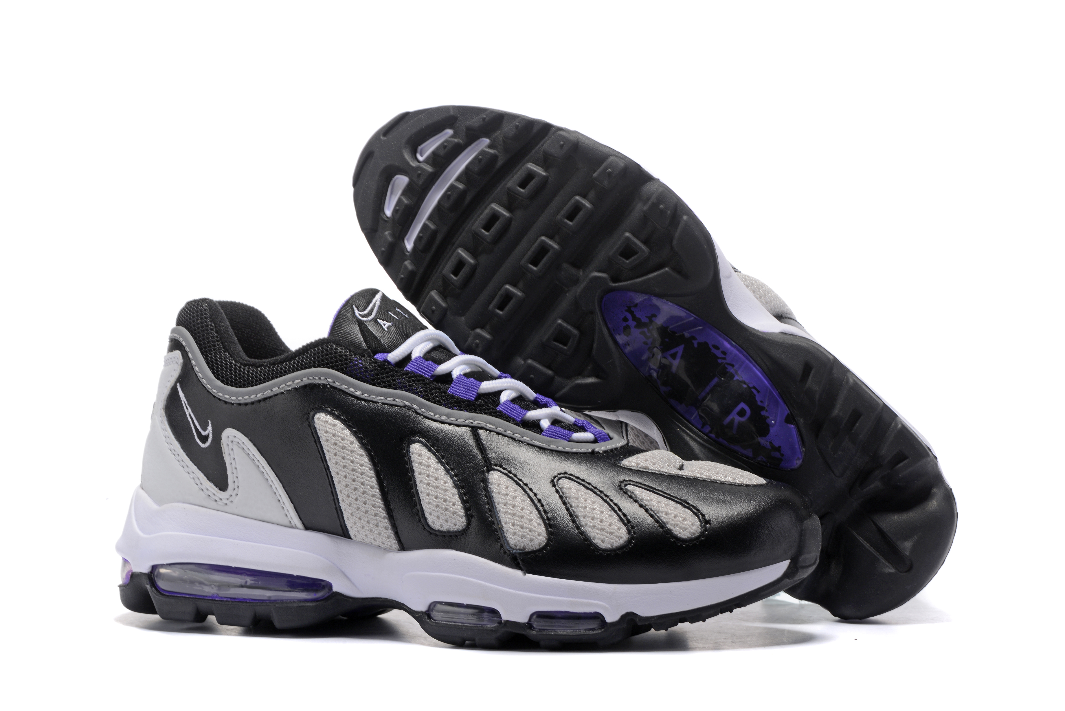 Nike Air Max 96 Black White Blue Shoes